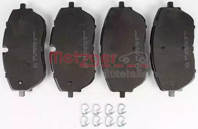 METZGER 1170821 -  Комплект тормозных колодок, дисковый тормоз