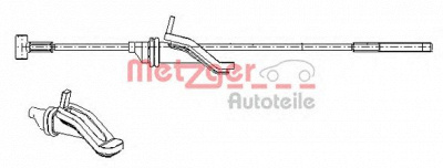 METZGER 170686 -  Трос, стояночная тормозная система