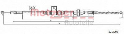 METZGER 172296 -  Трос, стояночная тормозная система