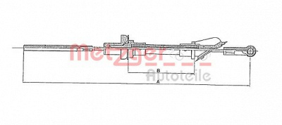 METZGER 19022 -  Тяга / стойка, стабилизатор