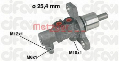 METZGER 202368 -  Главный тормозной цилиндр