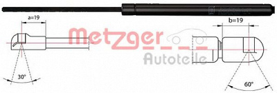 METZGER 2110449 -  Газовая пружина, крышка багажник
