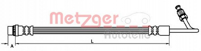 METZGER 4110111 -  Тормозной шланг