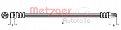 METZGER 4110125 -  Тормозной шланг