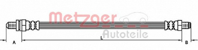 METZGER 4110135 -  Тормозной шланг