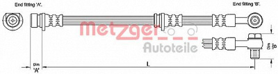 METZGER 4110177 -  Тормозной шланг