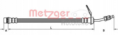 METZGER 4110211 -  Тормозной шланг