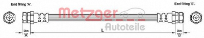 METZGER 4110245 -  Тормозной шланг