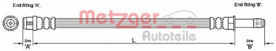 METZGER 4110275 -  Тормозной шланг