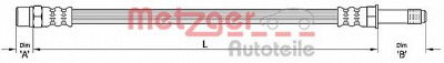 METZGER 4110365 -  Тормозной шланг