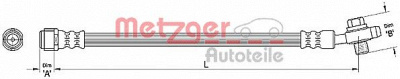 METZGER 4110381 -  Тормозной шланг