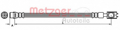 METZGER 4110521 -  Тормозной шланг
