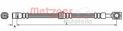 METZGER 4110524 -  Тормозной шланг