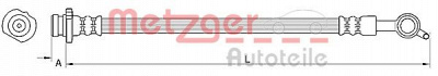 METZGER 4110850 -  Тормозной шланг
