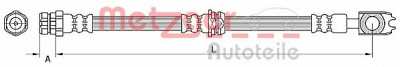 METZGER 4110887 -  Тормозной шланг