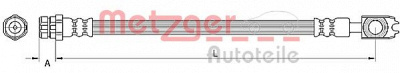 METZGER 4110891 -  Тормозной шланг