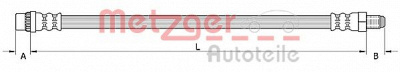 METZGER 4110897 -  Тормозной шланг