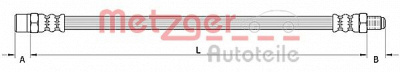 METZGER 4110950 -  Тормозной шланг