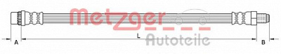 METZGER 4110991 -  Тормозной шланг