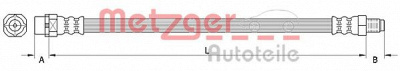 METZGER 4110996 -  Тормозной шланг
