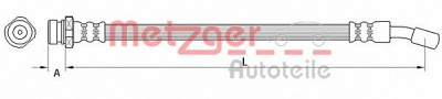 METZGER 4111033 -  Тормозной шланг