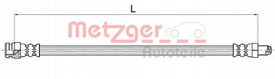 METZGER 4111154 -  Тормозной шланг