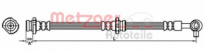 METZGER 4111228 -  Тормозной шланг
