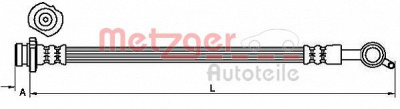 METZGER 4111229 -  Тормозной шланг