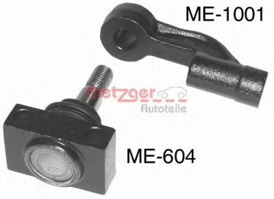 METZGER 57023748 -  Ремкомплект, наконечник поперечной рулевой тяги| ремонтный комплект, несущие / направляющие шарниры
