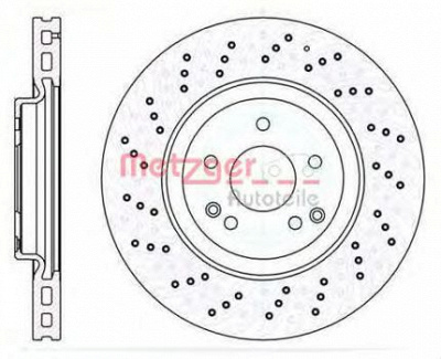 METZGER 6110393 -  Тормозной диск