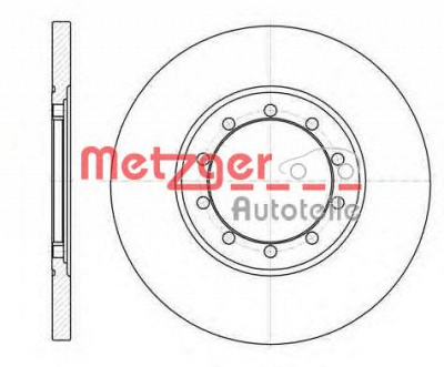 METZGER 6110540 -  Тормозной диск