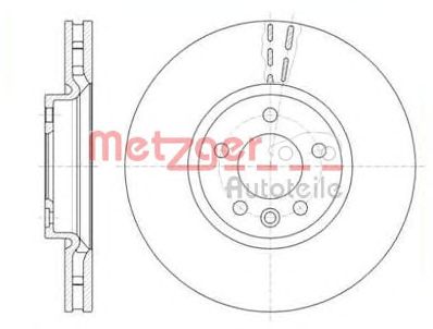 METZGER 6110621 -  Тормозной диск