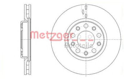 METZGER 6110661 -  Комплект тормозных колодок, дисковый тормоз