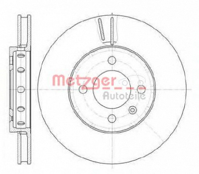 METZGER 6110682 -  Комплект тормозных колодок, дисковый тормоз