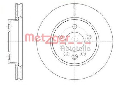 METZGER 6110701 -  Тормозной диск