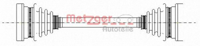 METZGER 7210026 -  Приводной вал