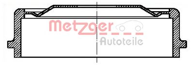 METZGER bt1063 -  Тормозной барабан