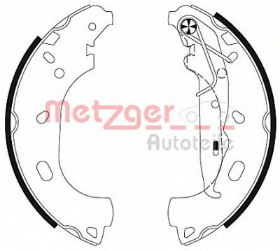 METZGER mg129 -  Комплект тормозных колодок
