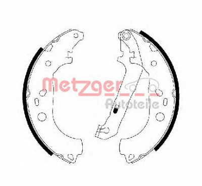 METZGER mg211 -  Комплект тормозных колодок