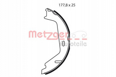 METZGER mg238 -  Комплект тормозных колодок, стояночная тормозная система