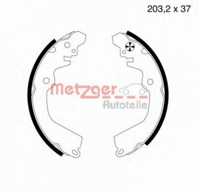 METZGER mg569 -  Комплект тормозных колодок