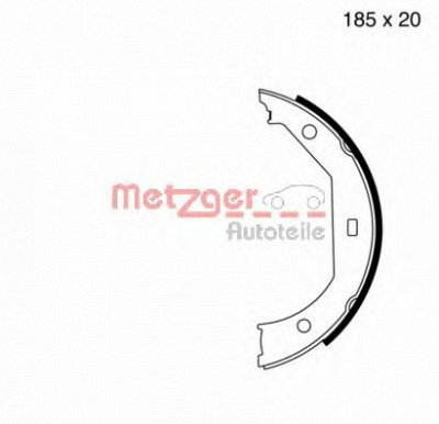 METZGER mg652 -  Комплект тормозных колодок, стояночная тормозная система