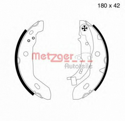 METZGER mg713 -  Комплект тормозных колодок