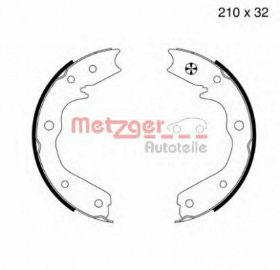 METZGER mg817 -  Комплект тормозных колодок, стояночная тормозная система