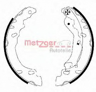 METZGER mg828 -  Комплект тормозных колодок