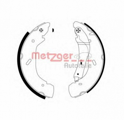 METZGER mg957 -  Комплект тормозных колодок
