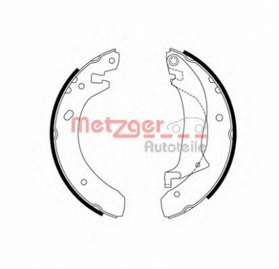 METZGER mg972 -  Комплект тормозных колодок