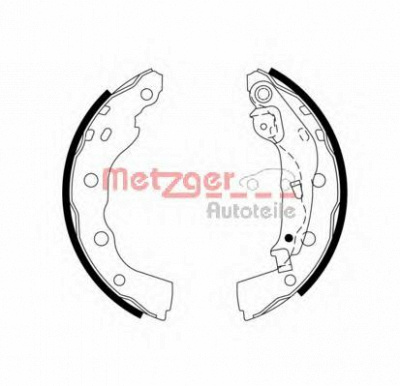 METZGER mg973 -  Комплект тормозных колодок