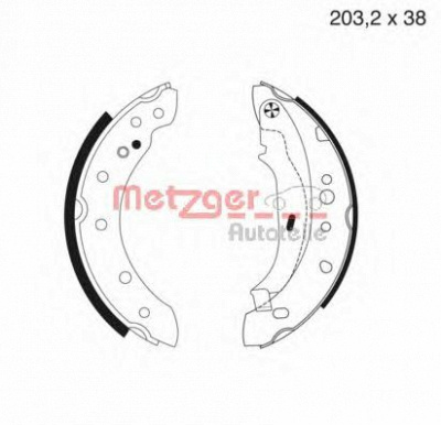 METZGER mg984 -  Комплект тормозных колодок