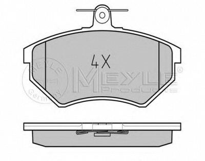 MEYLE 0252016816 -  Комплект тормозных колодок, дисковый тормоз